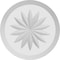 Ekena Millwork Standard Grayson Flower Rosette With Beveled Edge, 3"W x 3"H x 1"P ROSP030X030X100GRY10 - alternate 3